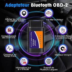 Outils de Diagnostic de Voiture, Scanner V1.5 OBD2, SAE J1850, Bluetooth/wifi, pour Android /ISO 9141 Vgate Icar2, Lecteur de Code
