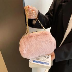 Sac en Fausse Fourrure pour Femme