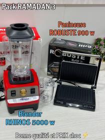 Pack RAMADAN 3 blender rhinos 5000 w Panineuse robuste 900 w 