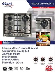 Plaque chauffante géant inox