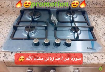 Palque chauffante marque géant inox