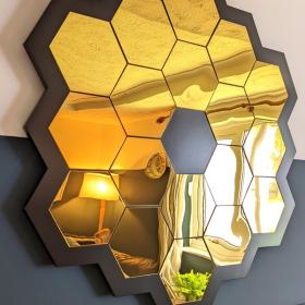 Décoration murale miroir Abeille Miroir Acrylic 40 Cm / 45 Cm