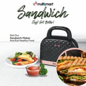  Previous Next Presse à panini et Grill 750 Watts Multismart En forme de sac pratique et facile à utiliser – Compacte et portable