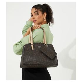 Guess حقيبة ساتشيل مع محفظة للنقود المعدنية