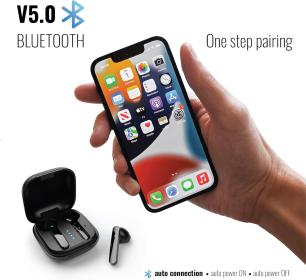  Écouteurs sans fil bluetooth, écouteur mains libres, couleur noir DUNTH DU-13