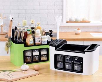 منظم ومخزن لادوات المطبخ والتوابل