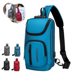 Sacoche antivol multifonctionnel étanche pour hommes grande capacité 2024