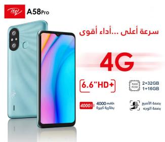 Smartphone A58pro 4G itel