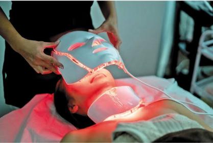 Masque facial photonique LED rajeunissement de la peau, thérapie des rides, 7 couleurs Visage Cou