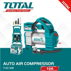 Compresseur d’Air À Batterie De Voiture 12V-140PSI TOTAL TTAC1406 