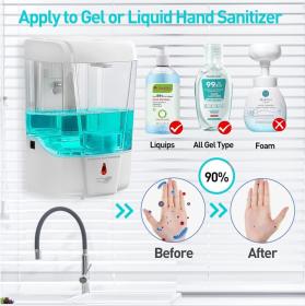 Distributeur automatique de Savon pour les mains sans contact 700ml