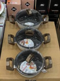 Les Marmites 3 pcs 20.22.24 cm world house 