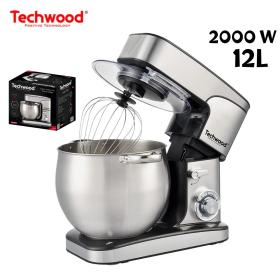 Techwood Robot Pétrin Professionel 12L 2000W  TRO-1226