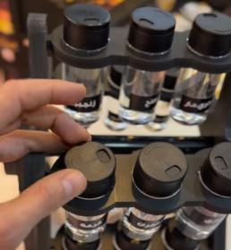    حامل توابل دوار 15 عبوة