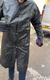 Pack Hiver Manteau imperméable à capuche et Gants Thermiques Chaudes