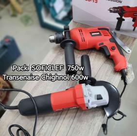  Pack  SOFICLEF  750w Transenaise Chighnol 550 w   
