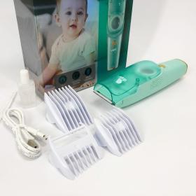 Tondeuse à cheveux à aspiration automatique pour bébé avec affichage numérique ultra-silencieuse