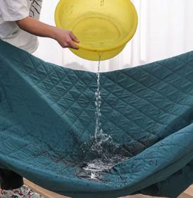 Ensemble 3Pcs Couvre-lit imperméable 2 Places Avec 2 Couvre Oreillers épais