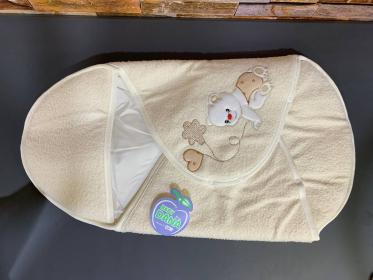 Couverture ours chaude pour nouveau-né 0-6 mois