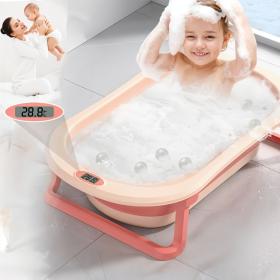 Baignoire Pliable pour Bébé avec Thermomètre v2 – حوض استحمام للأطفال قابل للطي 