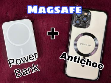 Pack magsafe antichoc et power bank 10000mah
