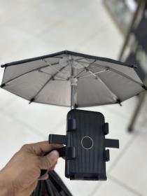 حامل الهاتف للدراجة مع مظلة