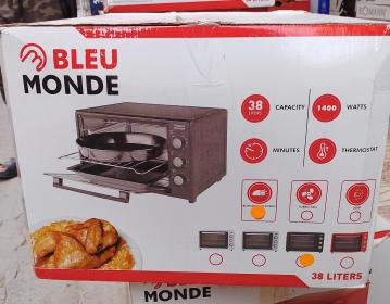  فرن كهربائي من علامة BLEU MONDE بسعة 38 لتر وقوة 1400 واط (المزود بTourne-broche)