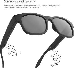 Lunettes Bluetooth Smart avec écouteurs et micro sans fil pour la conduite le cyclisme